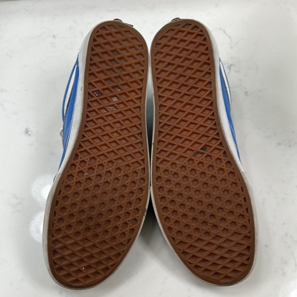 Vans men’s old Skool size 10 suede/canvas blue - Picture 5 of 6